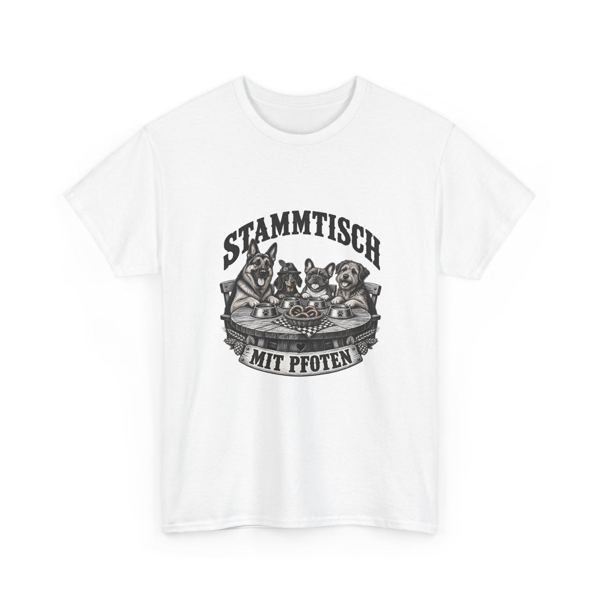 Stammtisch mit Pfoten – Hunde T-Shirt