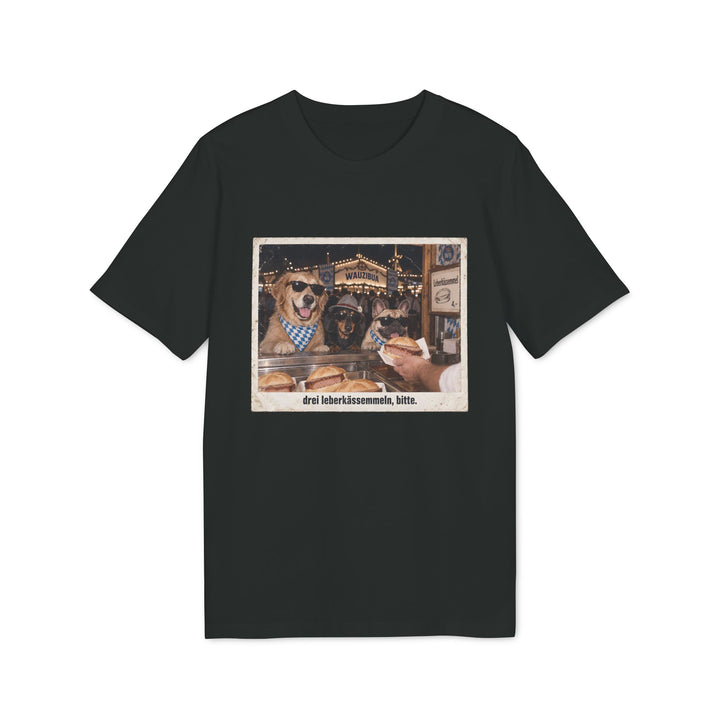 Drei Leberkässemmeln, bitte – Wiesn Hunde T-Shirt