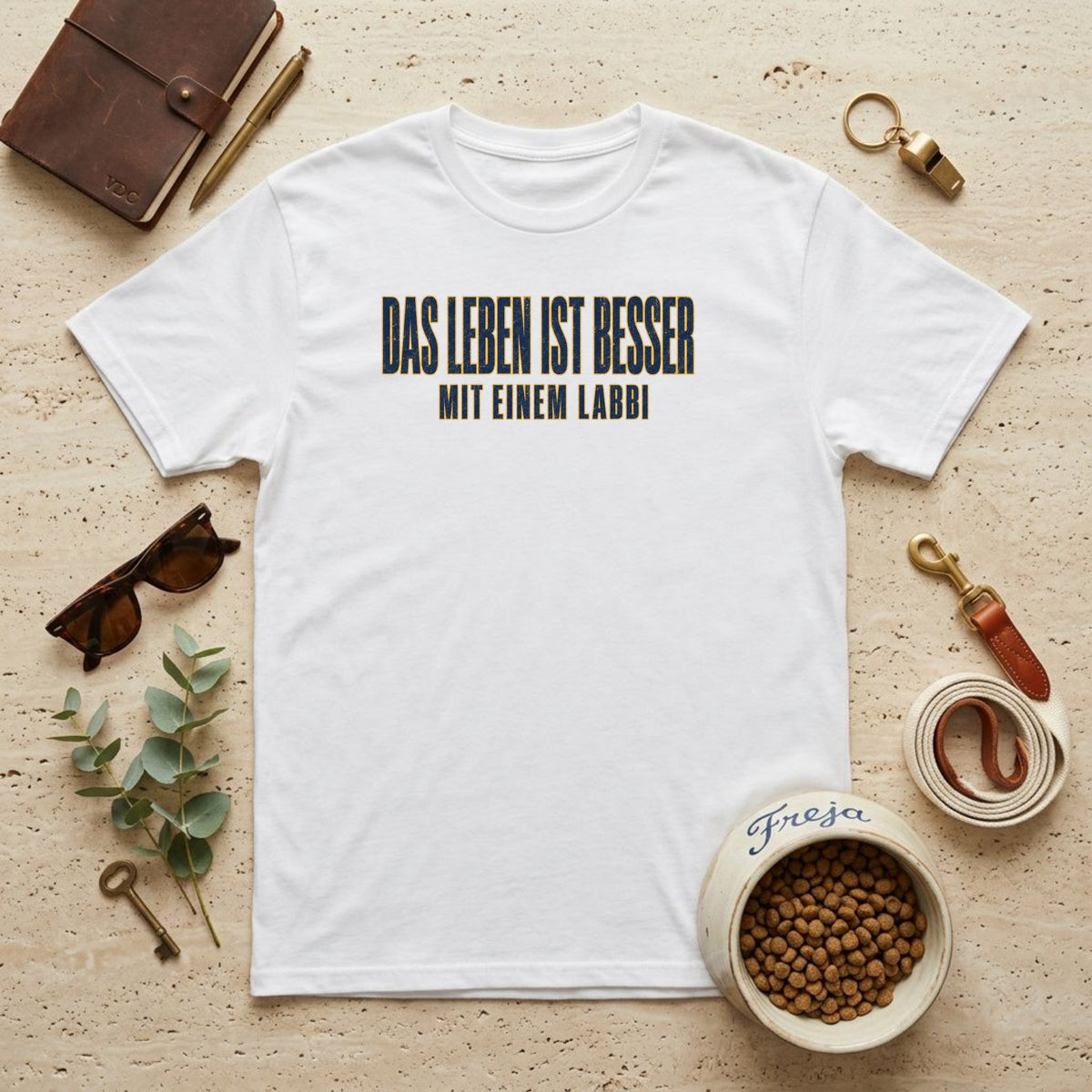 Das Leben ist besser mit einem Labbi – Labrador Unisex T-Shirt