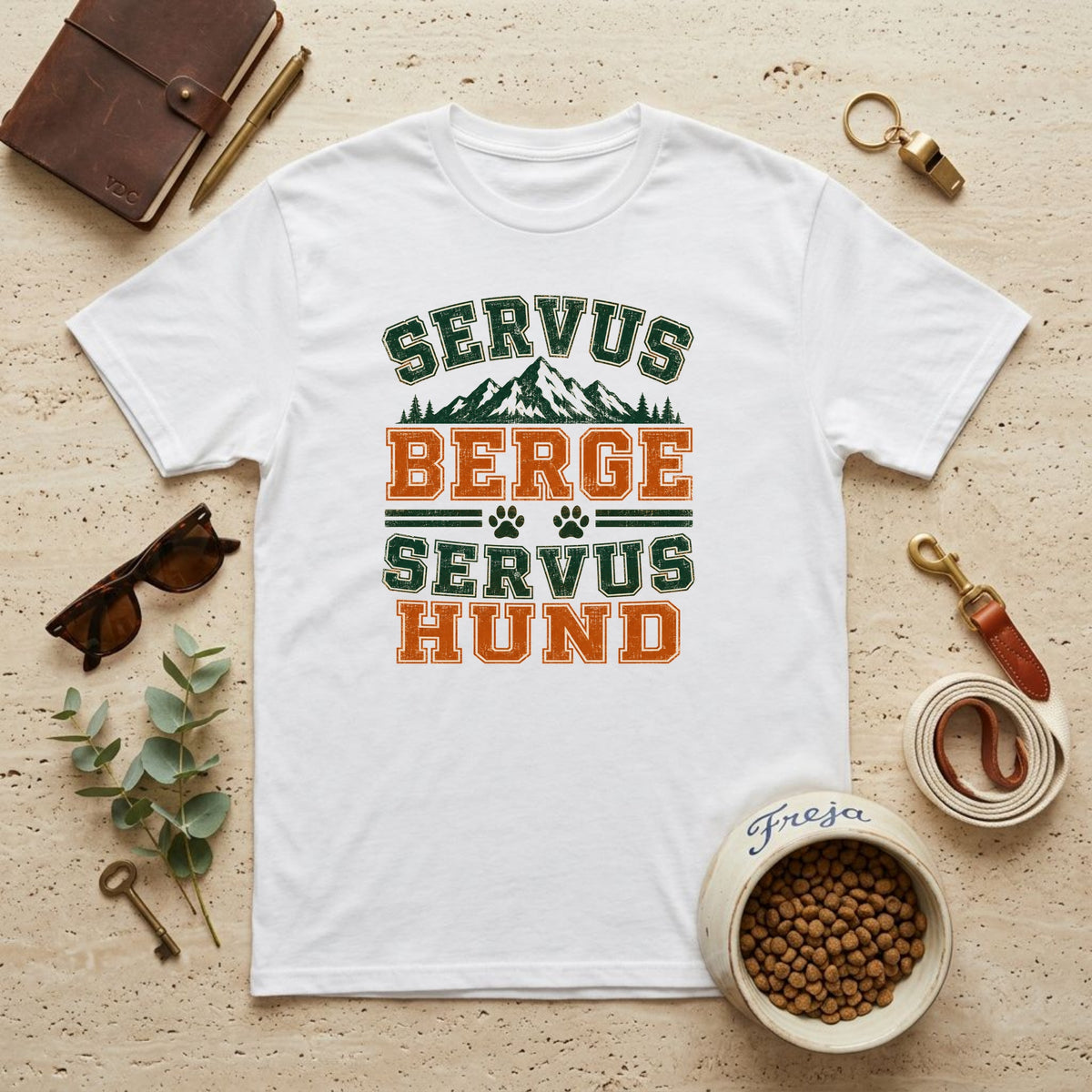 Servus Berge Servus Hund – Unisex T-Shirt