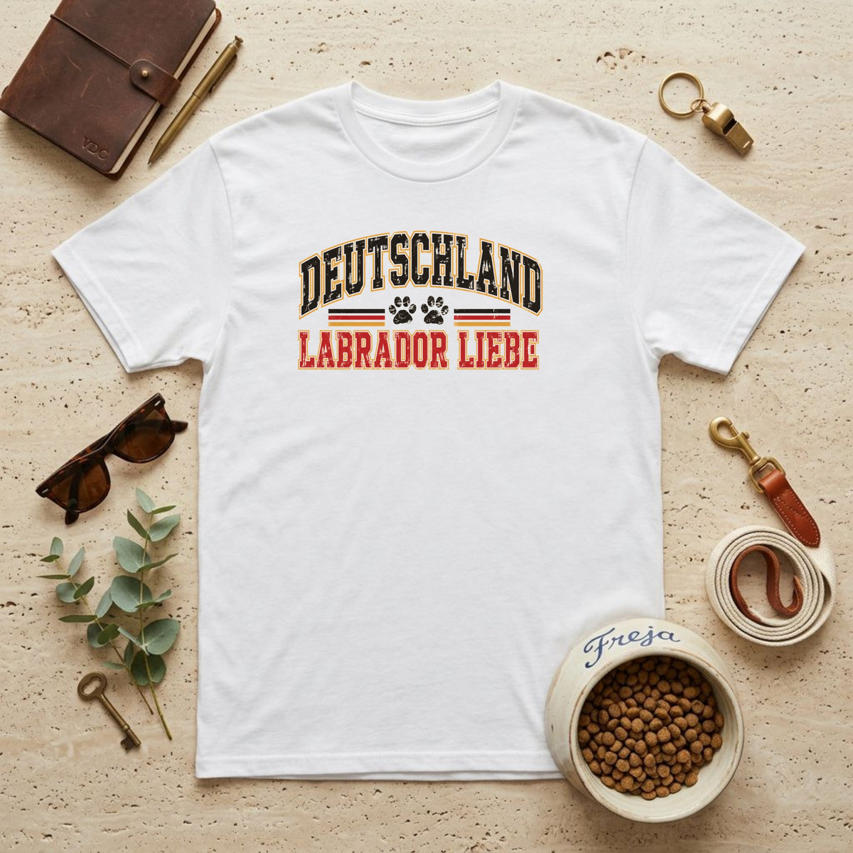 Deutschland Labrador Liebe – Unisex T-Shirt