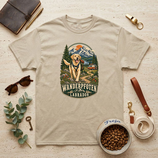 Wanderpfoten Labrador – Unisex T-Shirt