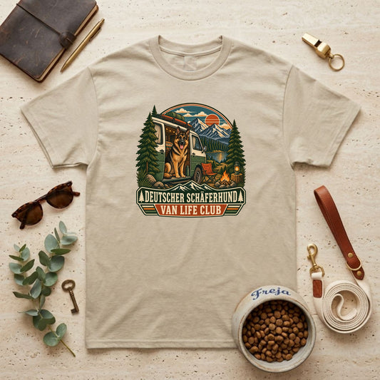 Deutscher Schäferhund Van Life Club – Unisex T-Shirt