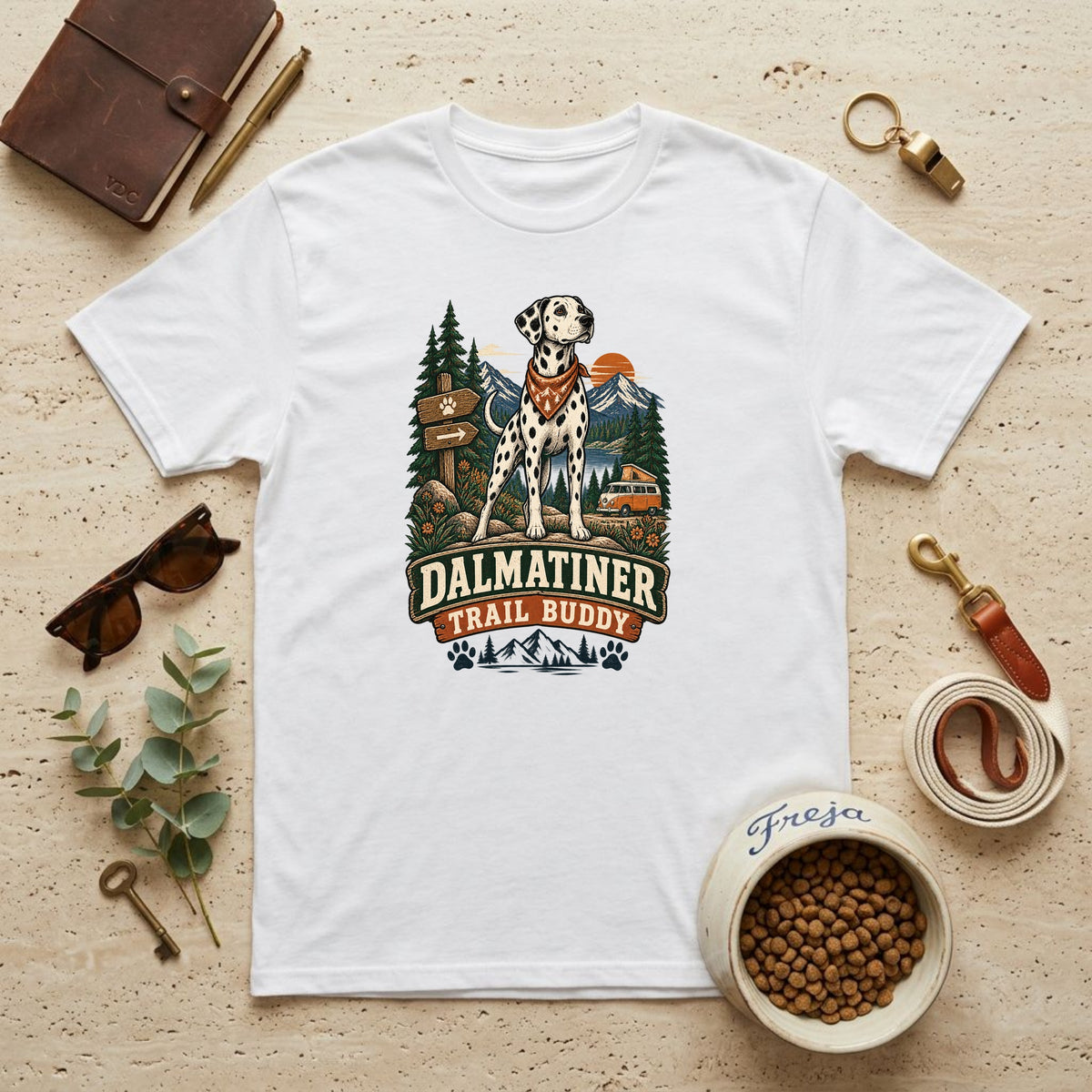 Dalmatiner Trail Buddy – Unisex T-Shirt