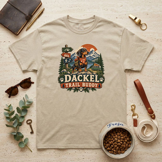 Dackel Trail Buddy – Unisex T-Shirt