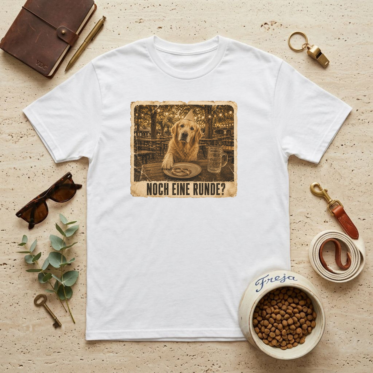Noch eine Runde – Golden Retriever – Unisex T-Shirt