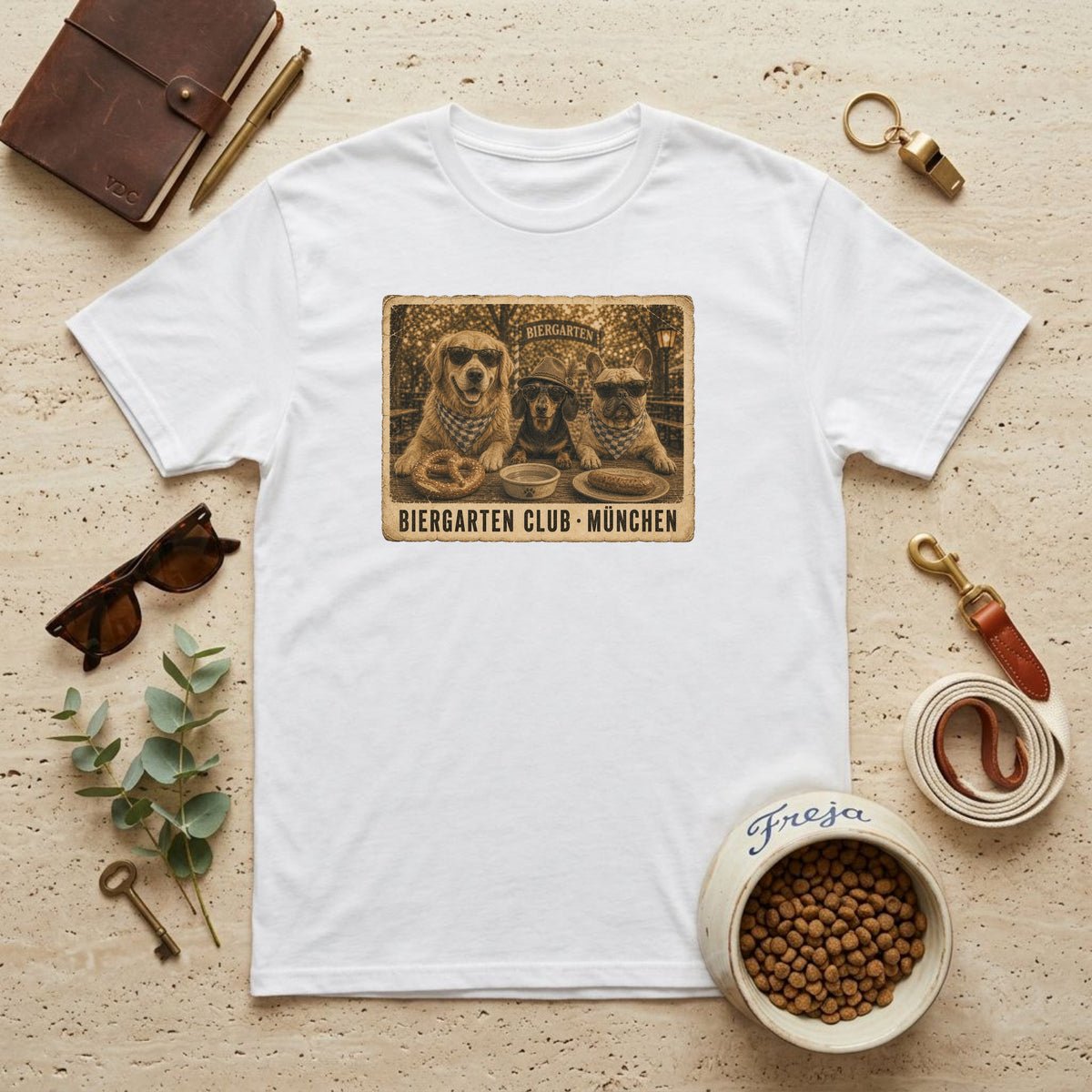 Biergarten Club München – Unisex T-Shirt
