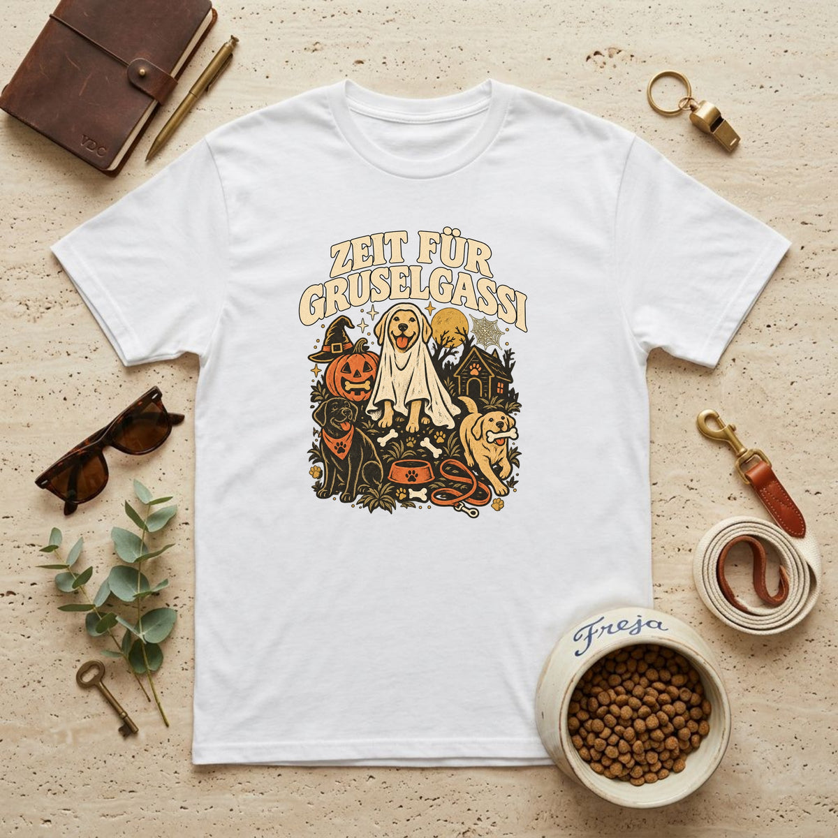 Zeit für Gruselgassi – Unisex T-Shirt