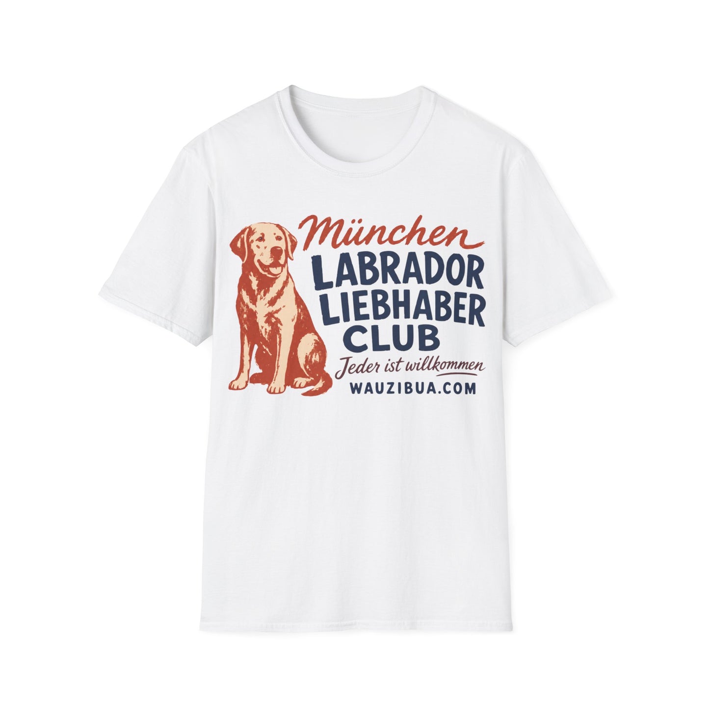 München Labrador Liebhaber Club T-Shirt — Retro Dog Lover Tee