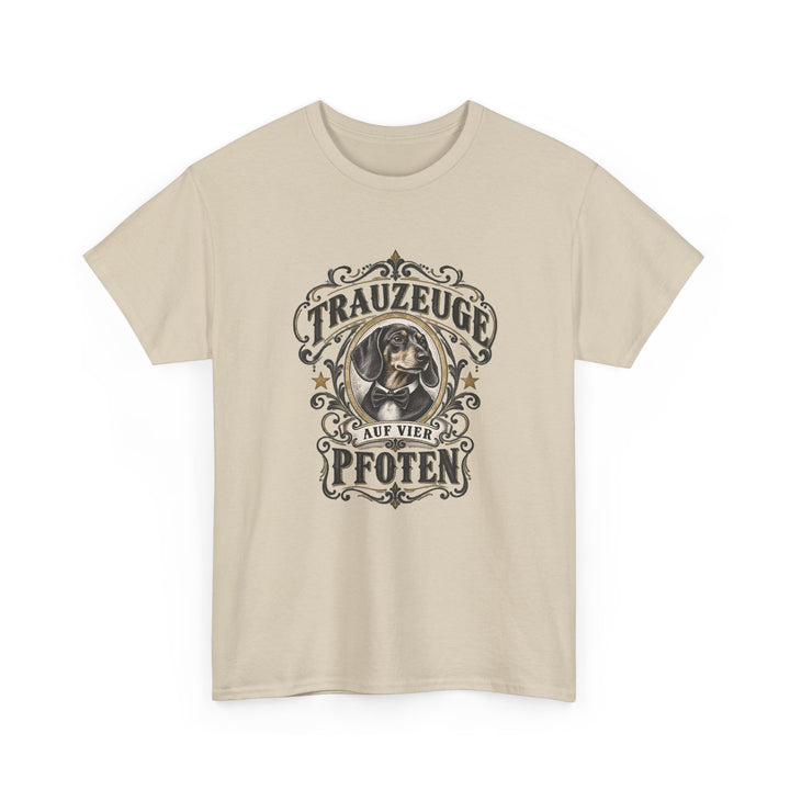 Trauzeuge auf vier Pfoten – Dackel T-Shirt