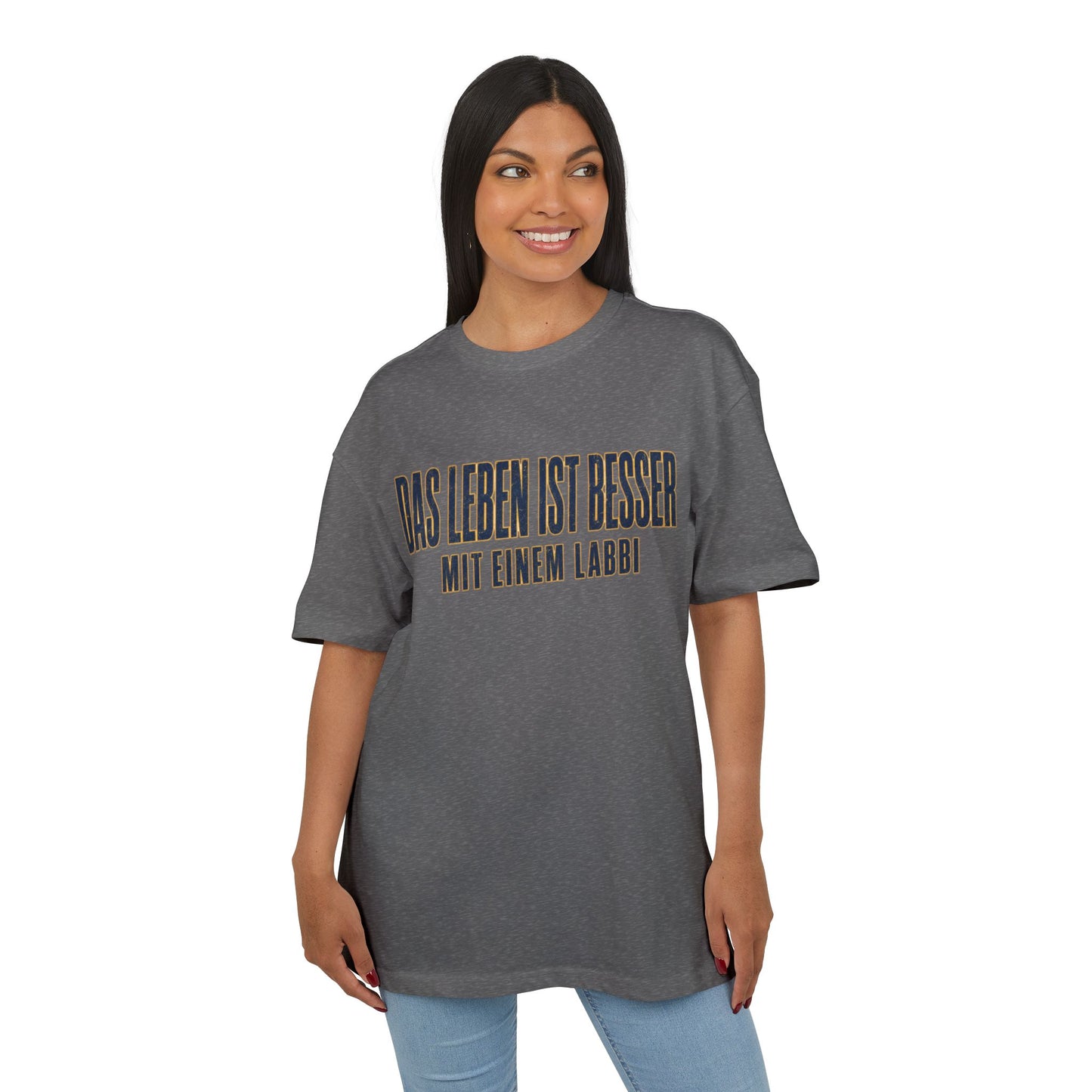 Das Leben ist besser mit einem Labbi T-Shirt | German Labrador Phrase Tee
