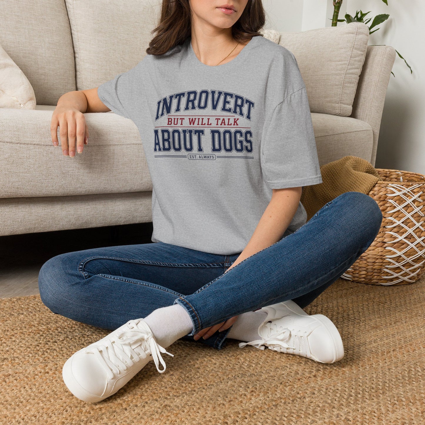 Introvert But Will Talk About Dogs T-Shirt