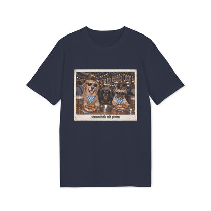 Stammtisch mit Pfoten – Wiesn Hunde T-Shirt