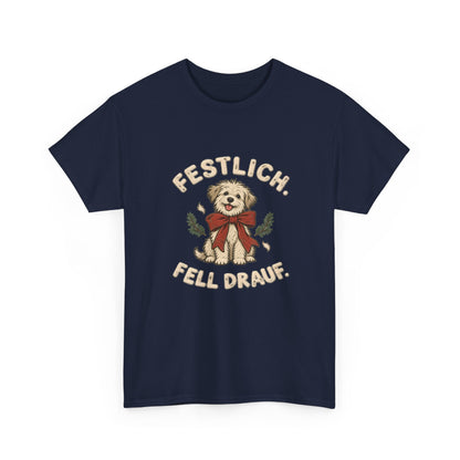 Festlich, Fell drauf – Hunde T-Shirt
