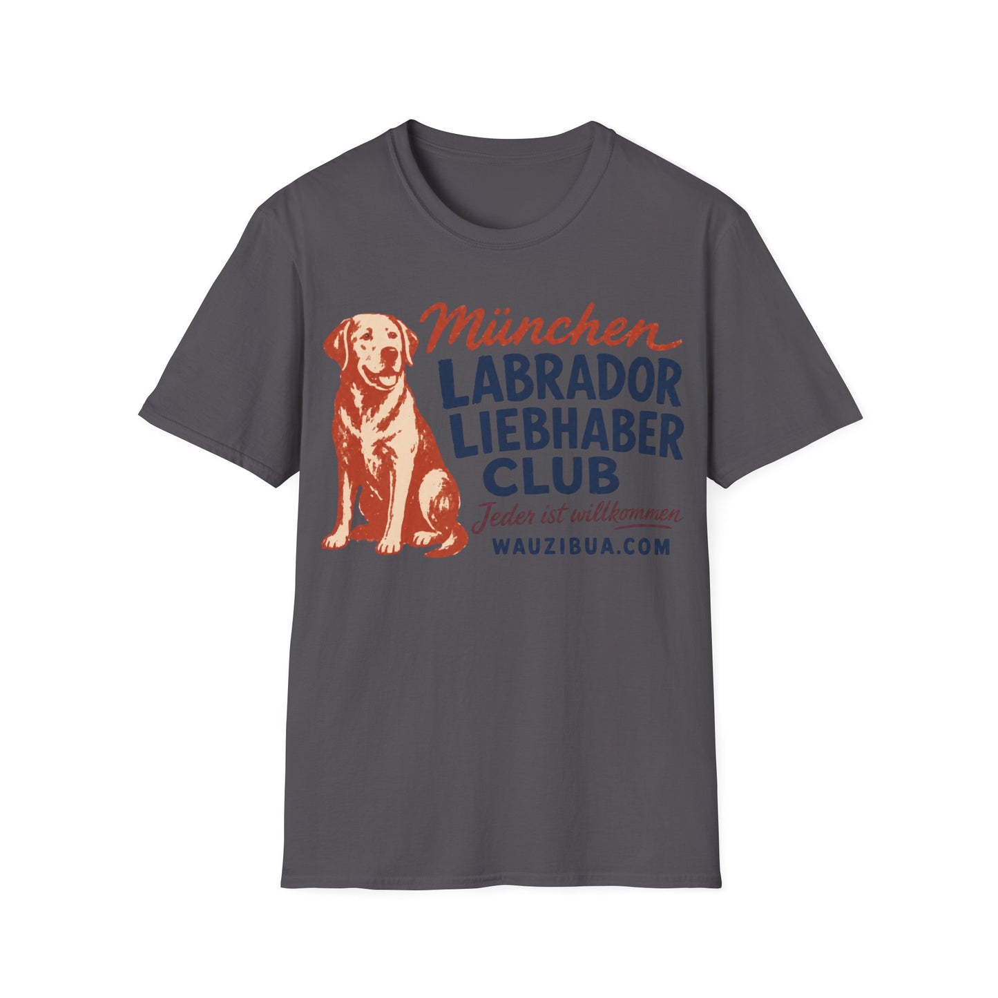 München Labrador Liebhaber Club T-Shirt — Retro Dog Lover Tee