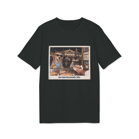 Drei Leberkässemmeln, bitte – Wiesn Hunde T-Shirt