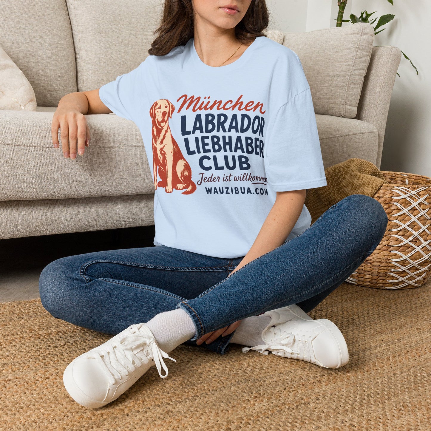 München Labrador Liebhaber Club T-Shirt — Retro Dog Lover Tee