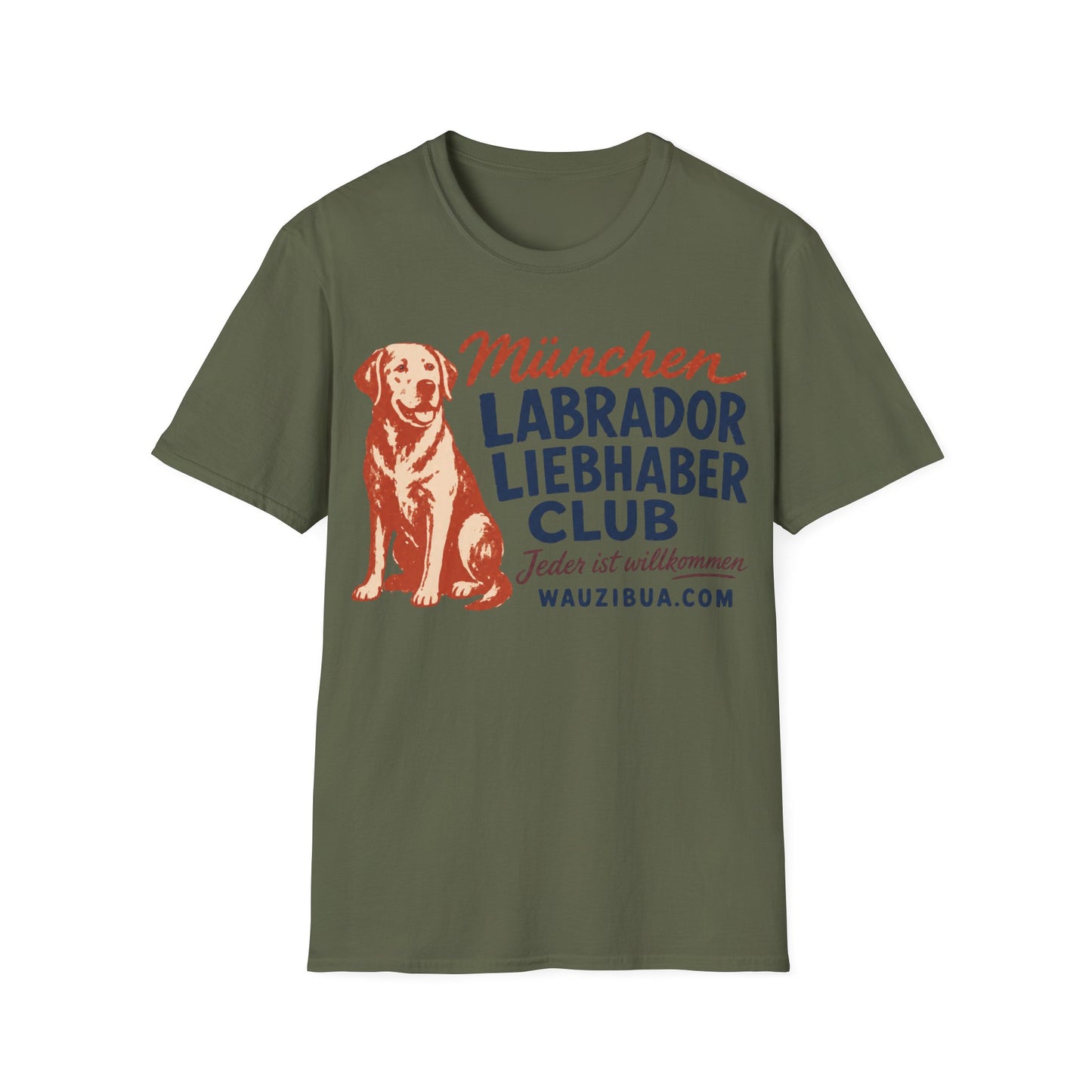 München Labrador Liebhaber Club T-Shirt — Retro Dog Lover Tee