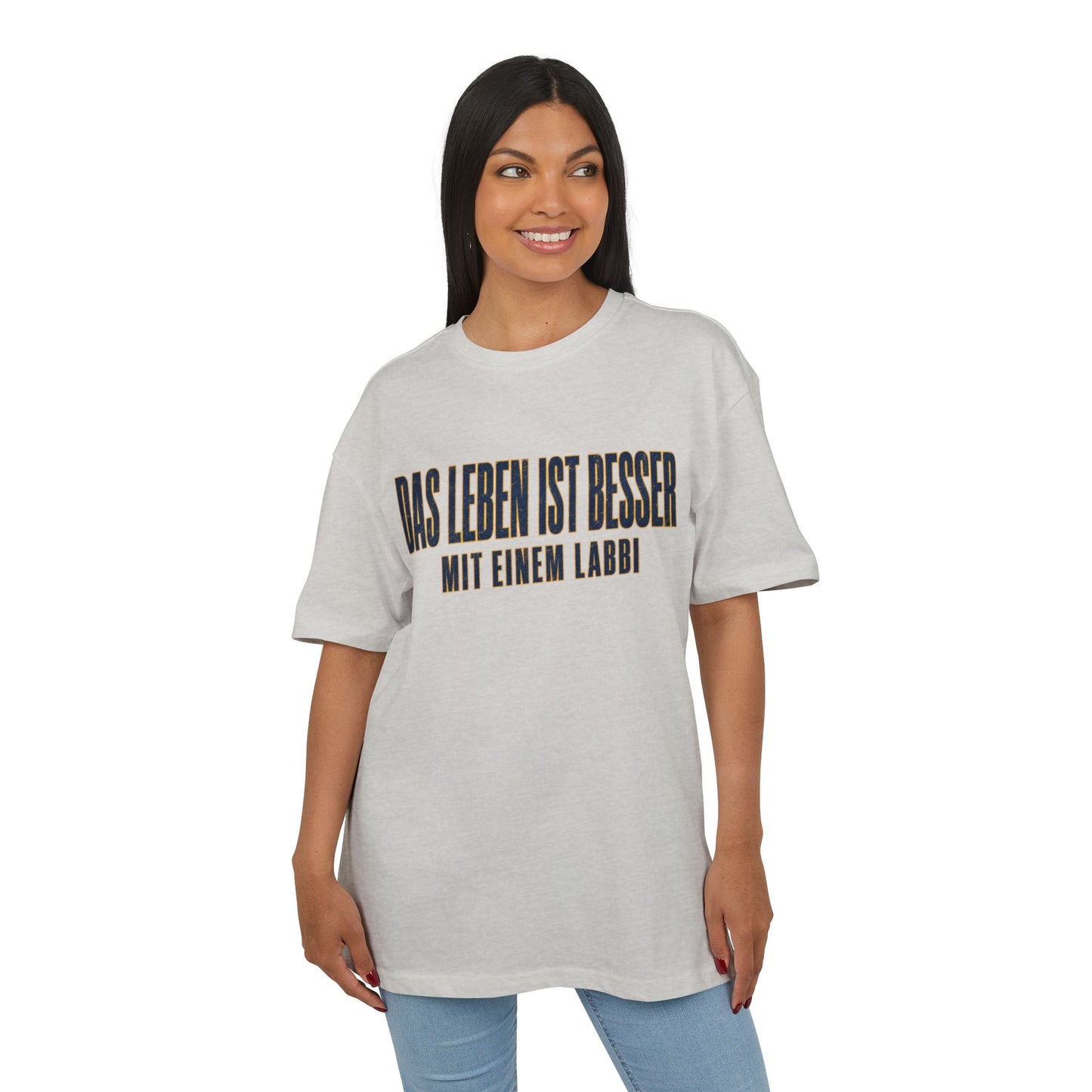 Das Leben ist besser mit einem Labbi T-Shirt | German Labrador Phrase Tee