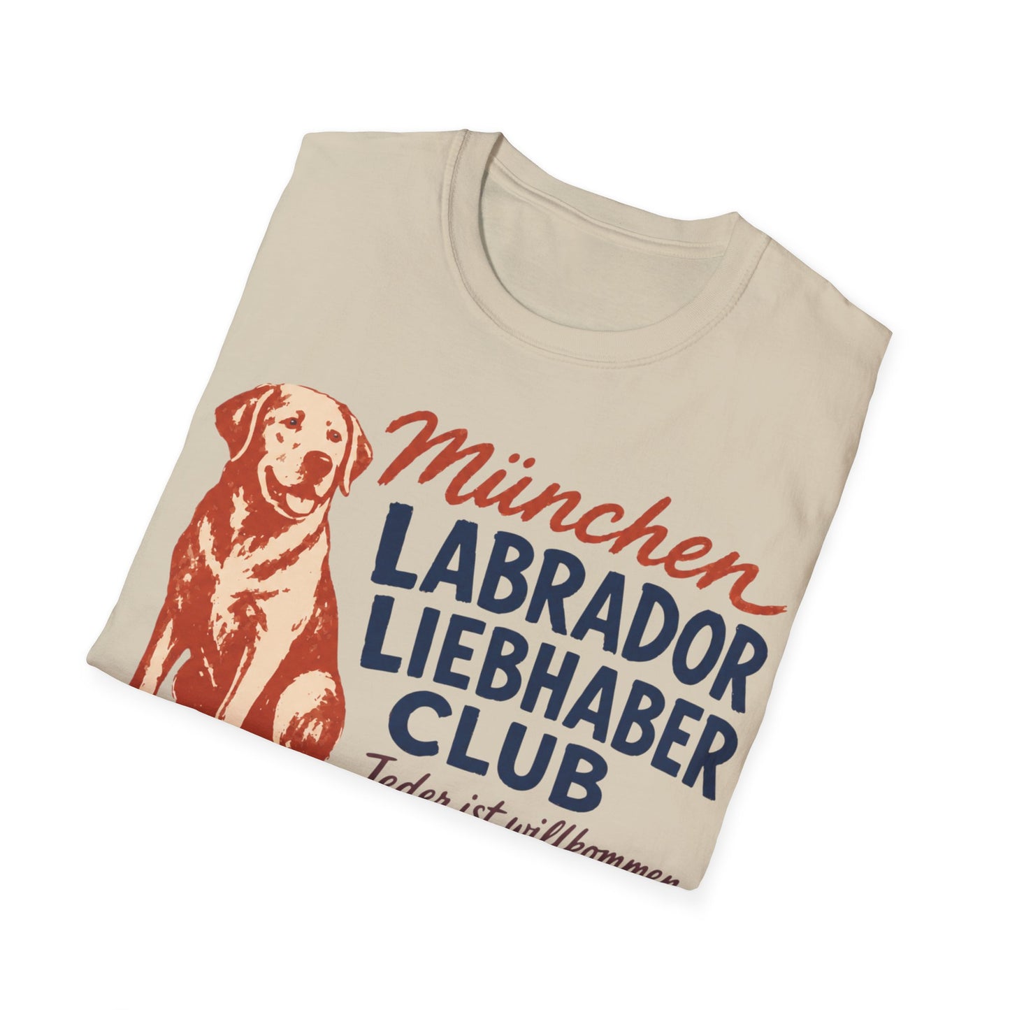 München Labrador Liebhaber Club T-Shirt — Retro Hundeliebhaber Tee