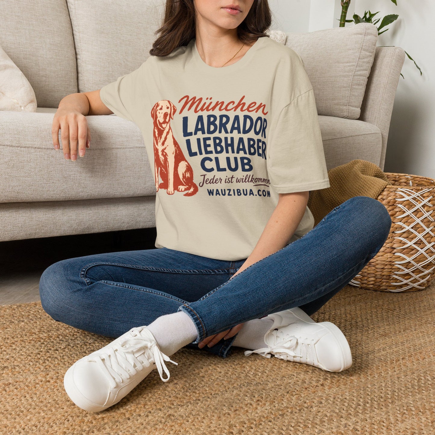 München Labrador Liebhaber Club T-Shirt — Retro Dog Lover Tee