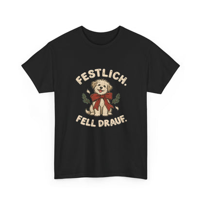 Festlich, Fell drauf – Hunde T-Shirt