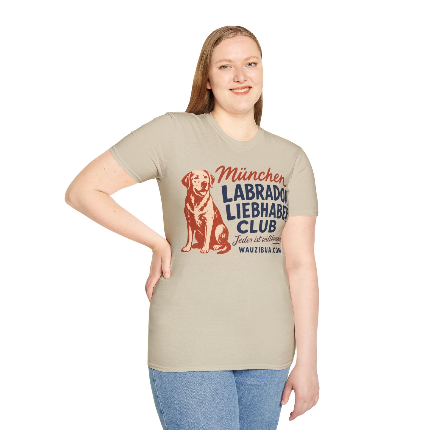 München Labrador Liebhaber Club T-Shirt — Retro Hundeliebhaber Tee