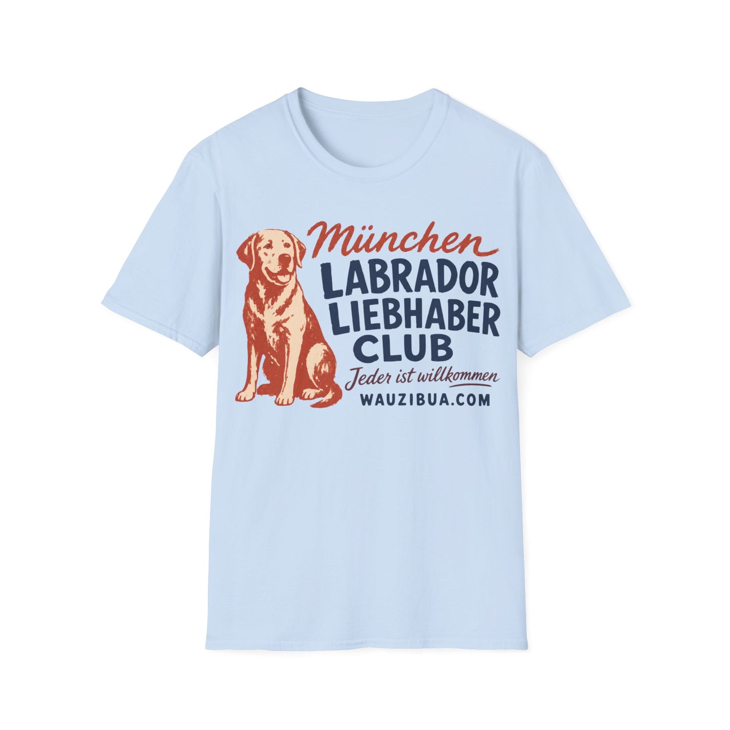 München Labrador Liebhaber Club T-Shirt — Retro Dog Lover Tee