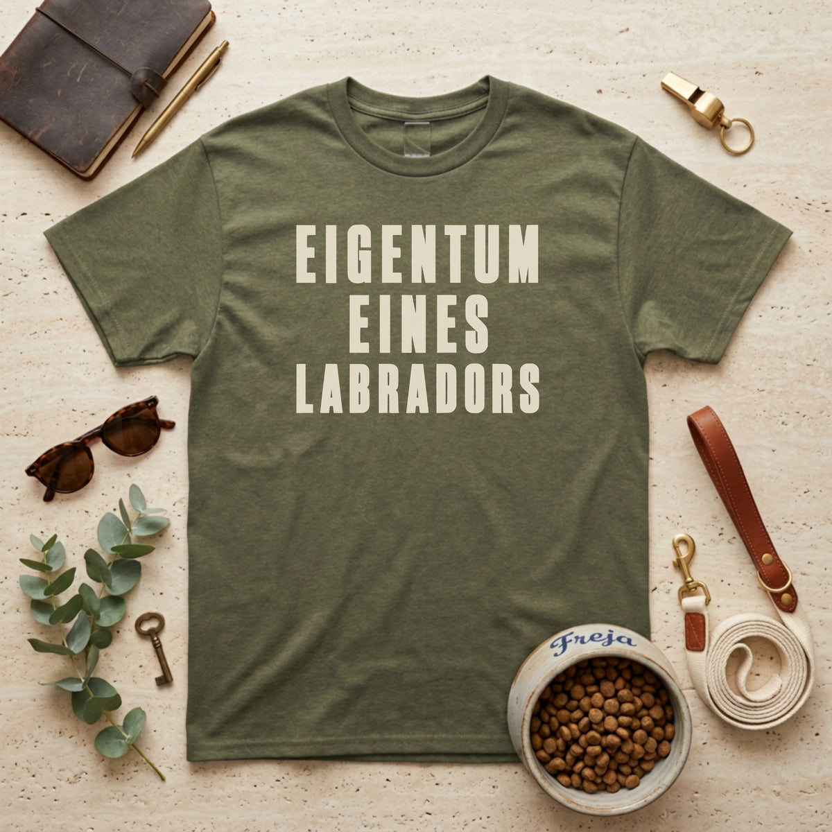 Eigentum eines Labradors – Unisex T-Shirt