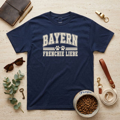 Bayern Frenchie Liebe – Unisex T-Shirt