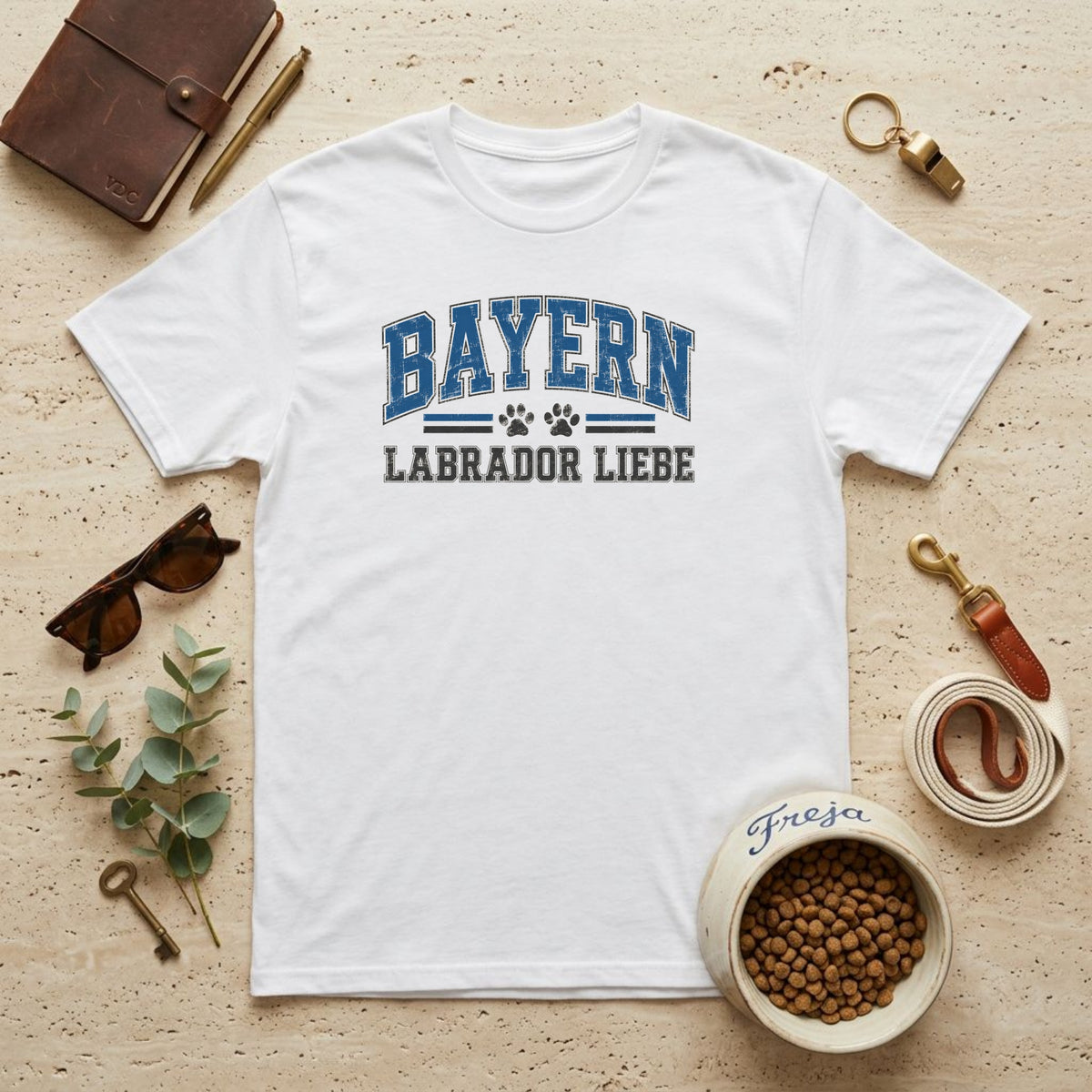 Bayern Labrador Liebe – Vintage – Unisex T-Shirt