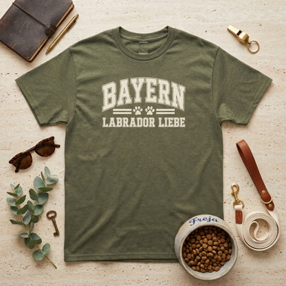 Bayern Labrador Liebe – Vintage – Unisex T-Shirt
