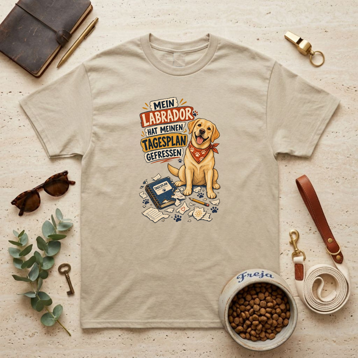 Mein Labrador hat meinen Tagesplan gefressen – Unisex T-Shirt