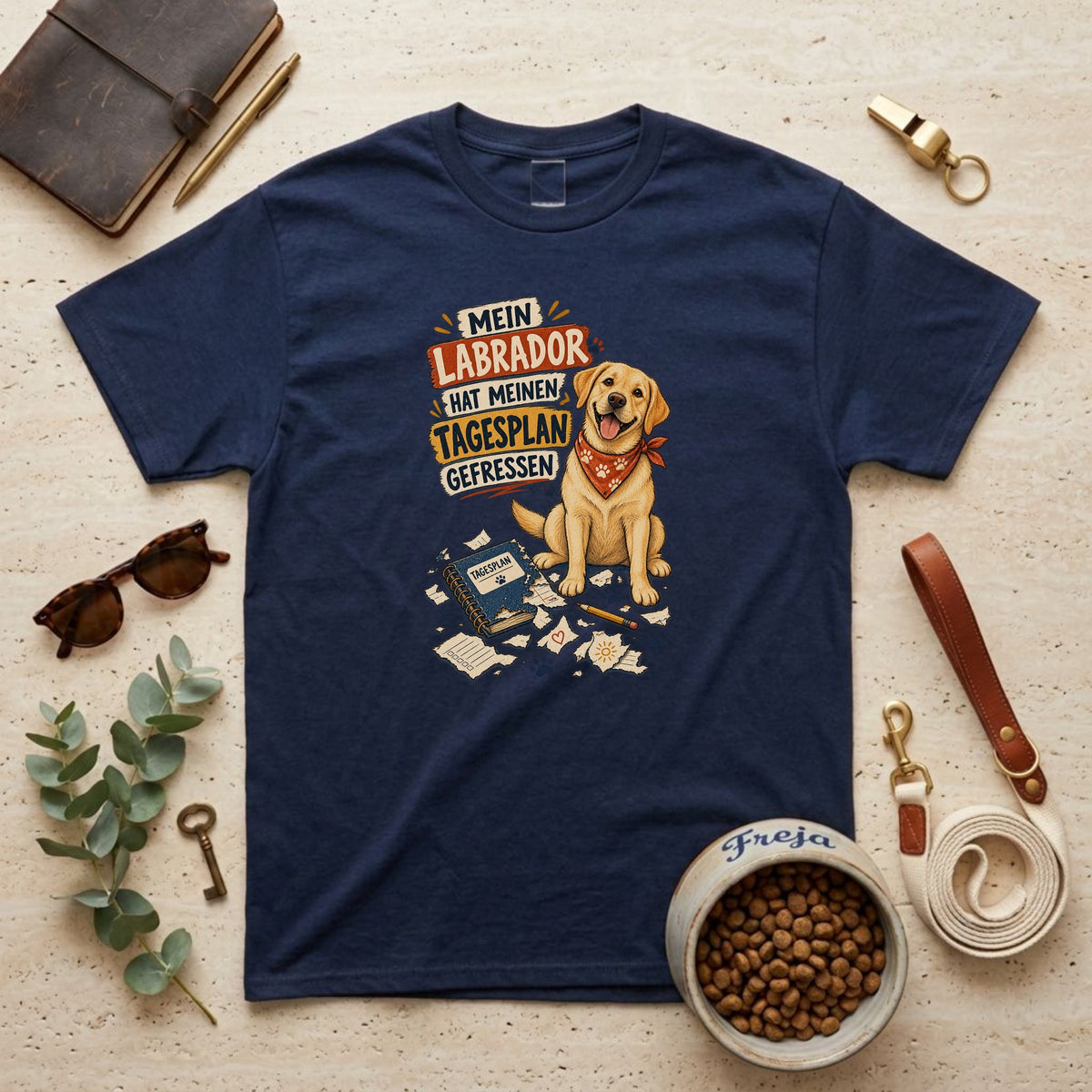 Mein Labrador hat meinen Tagesplan gefressen – Unisex T-Shirt