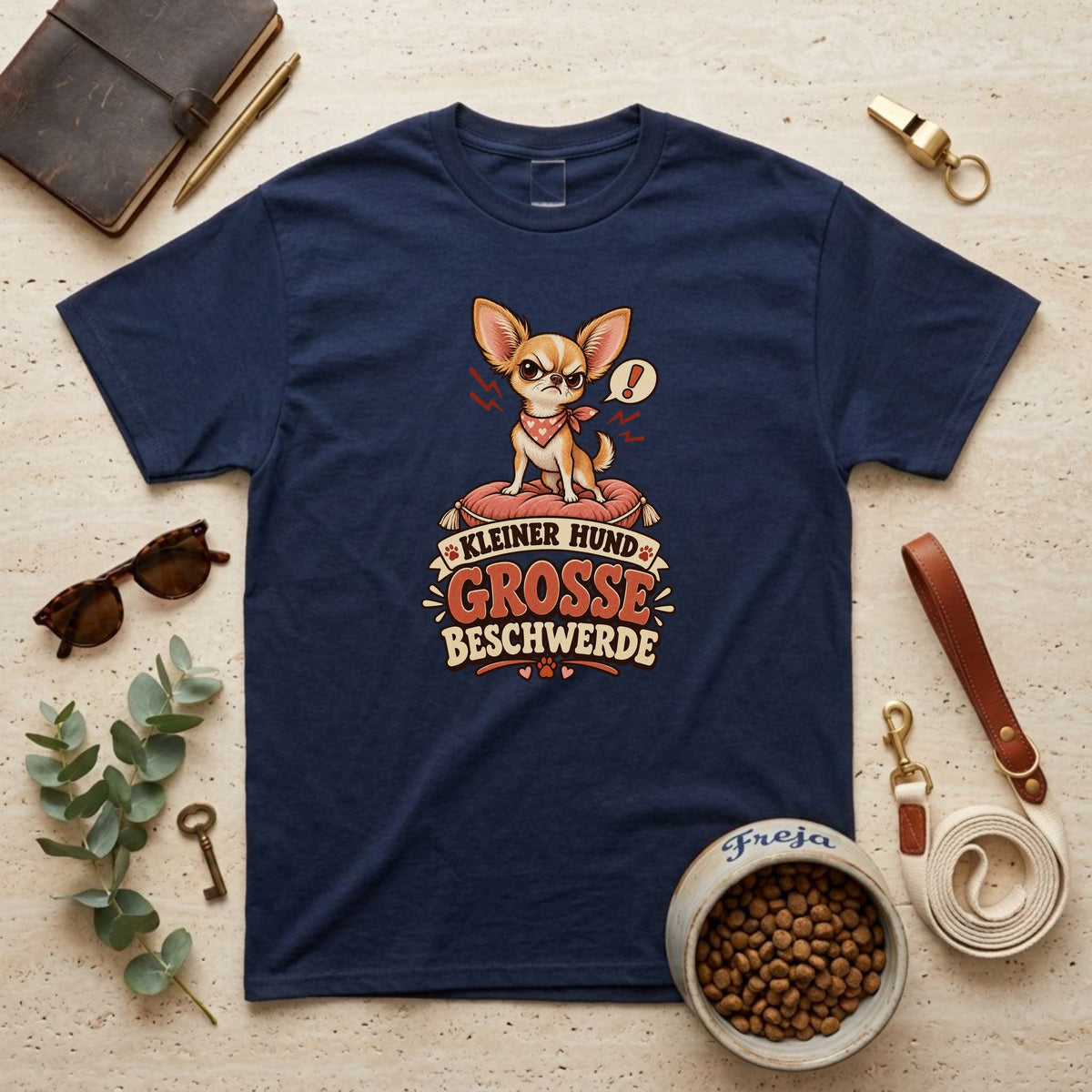 Kleiner Hund – große Beschwerde – Unisex T-Shirt