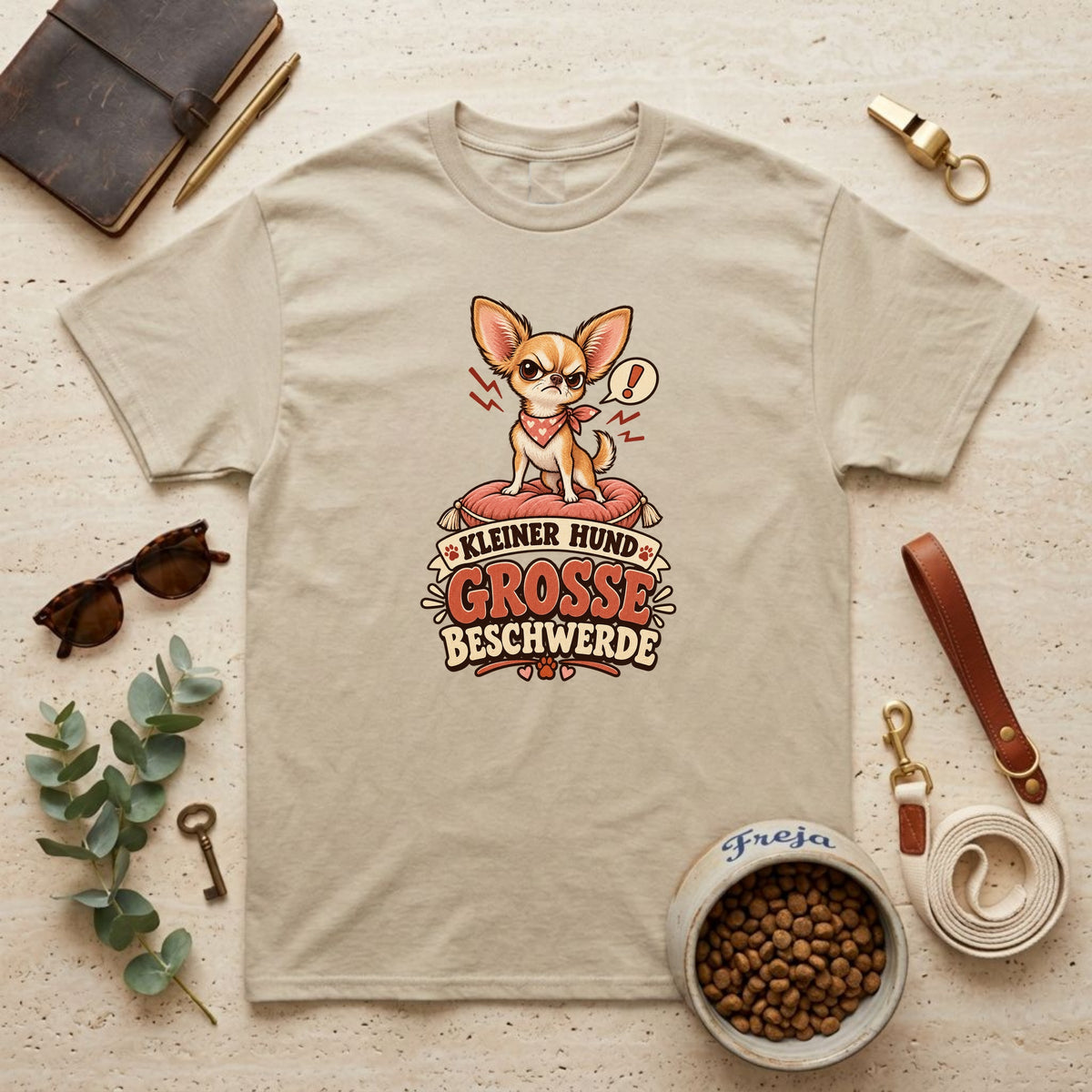 Kleiner Hund – große Beschwerde – Unisex T-Shirt