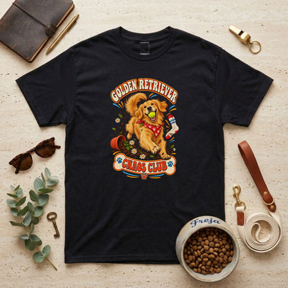 Golden Retriever Chaos Club – Unisex T-Shirt