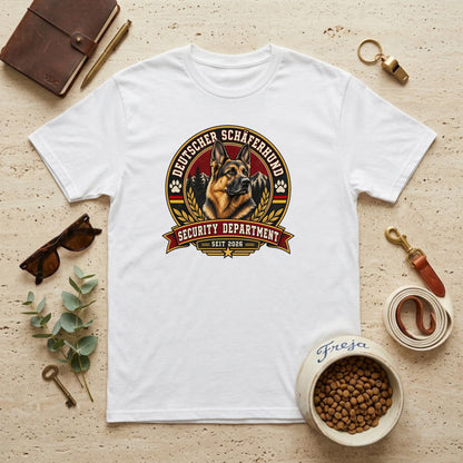 Deutscher Schäferhund Security Department – Unisex T-Shirt