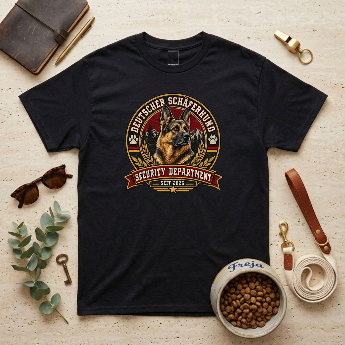 Deutscher Schäferhund Security Department – Unisex T-Shirt