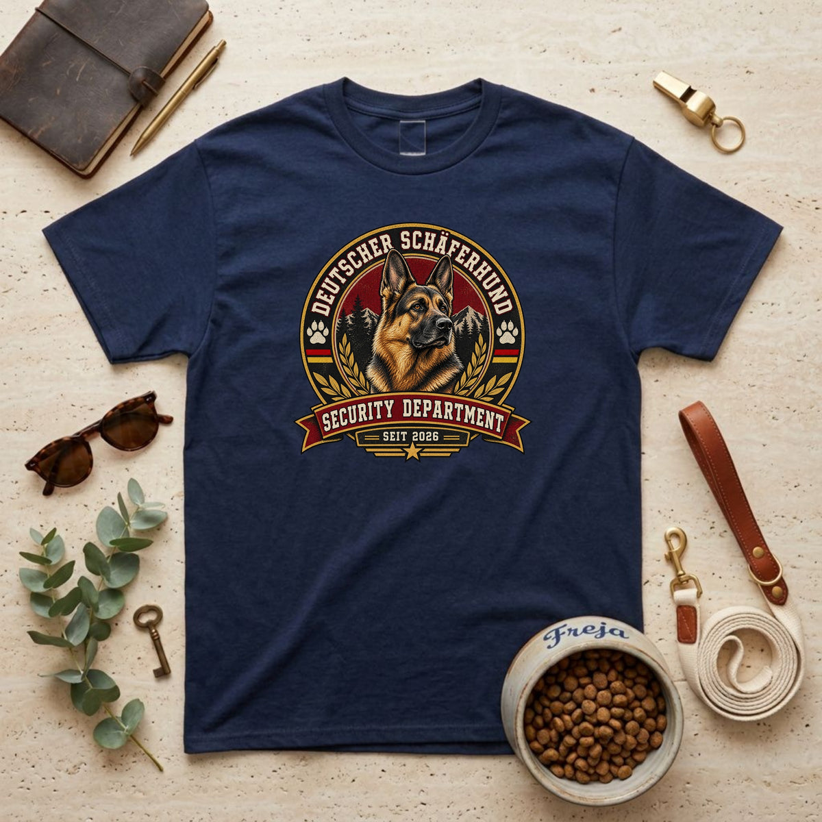 Deutscher Schäferhund Security Department – Unisex T-Shirt