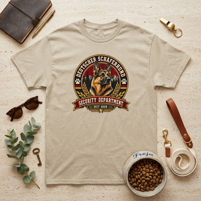 Deutscher Schäferhund Security Department – Unisex T-Shirt
