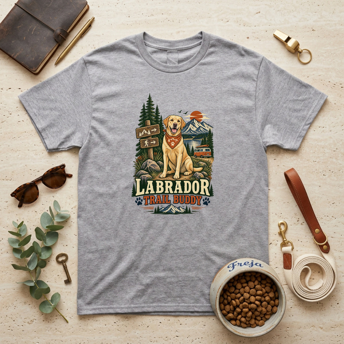 Labrador Trail Buddy – Unisex T-Shirt