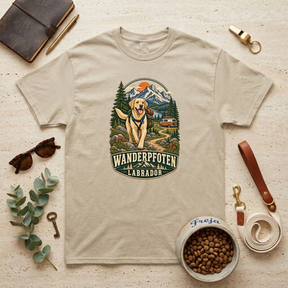 Wanderpfoten Labrador – Unisex T-Shirt