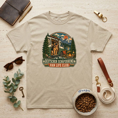 Deutscher Schäferhund Van Life Club – Unisex T-Shirt