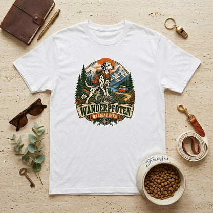 Wanderpfoten Dalmatiner – Unisex T-Shirt