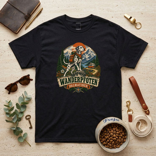 Wanderpfoten Dalmatiner – Unisex T-Shirt