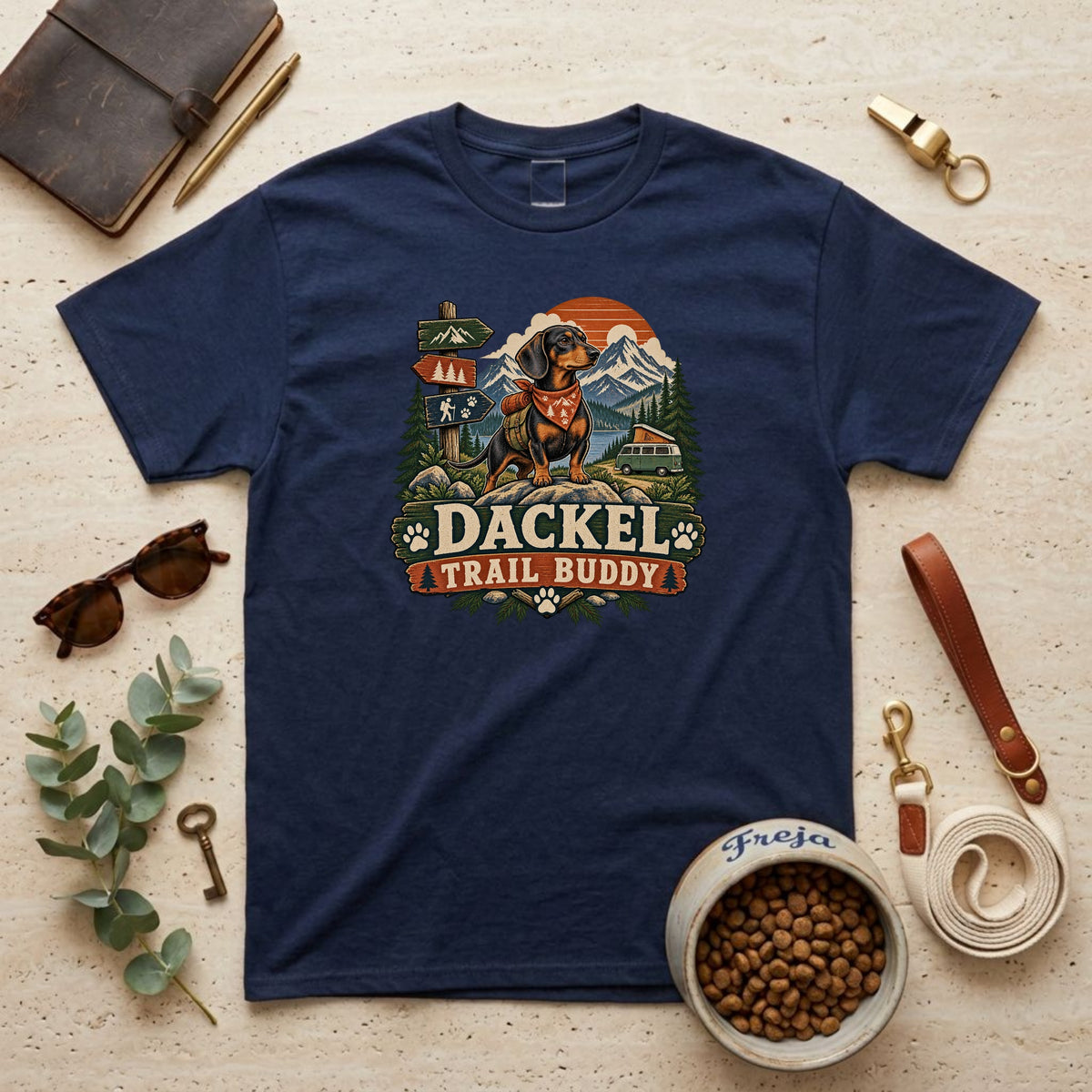Dackel Trail Buddy – Unisex T-Shirt