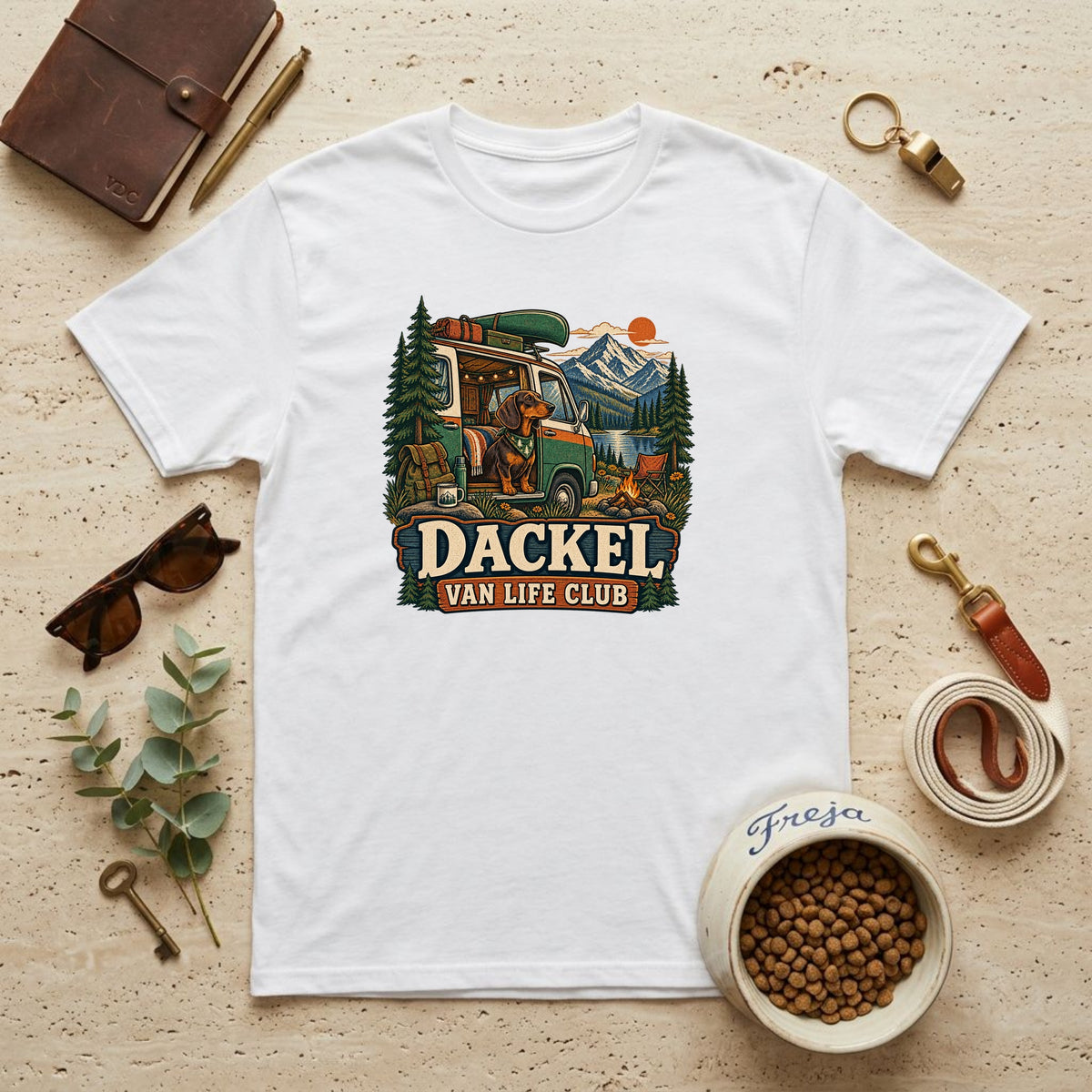 Dackel Van Life Club – Unisex T-Shirt