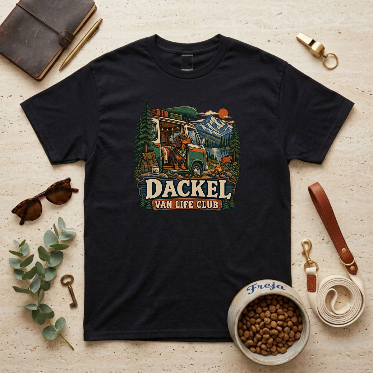 Dackel Van Life Club – Unisex T-Shirt