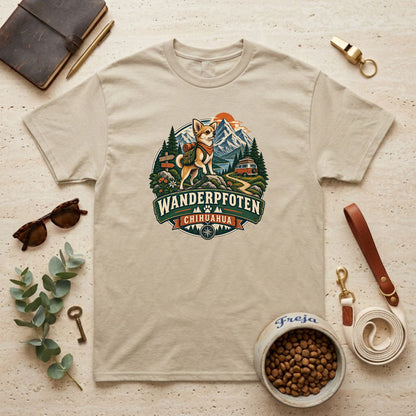 Wanderpfoten Chihuahua – Unisex T-Shirt